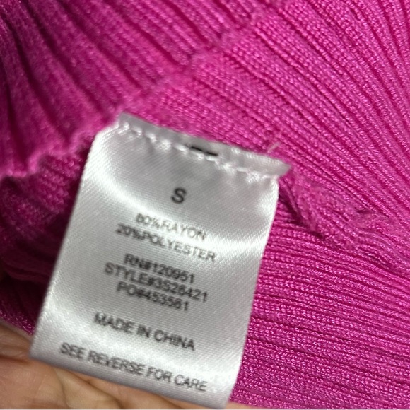 Pink Rose Vibrant Knit Top - Picture 4 of 4